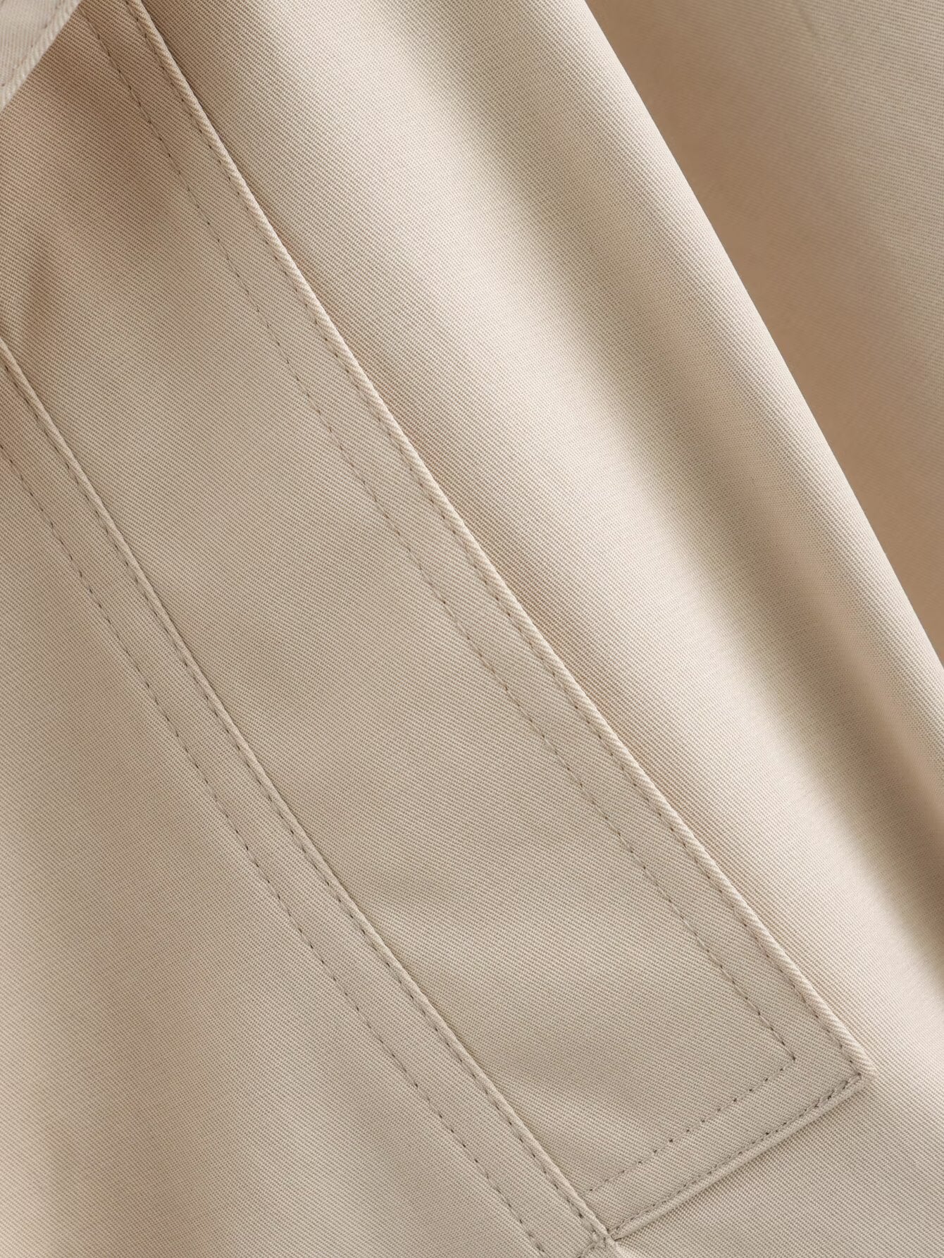 ZEPHYRA - Cropped Trenchjacke mit Gürtel